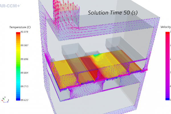 锂电池烘烤干燥仿真